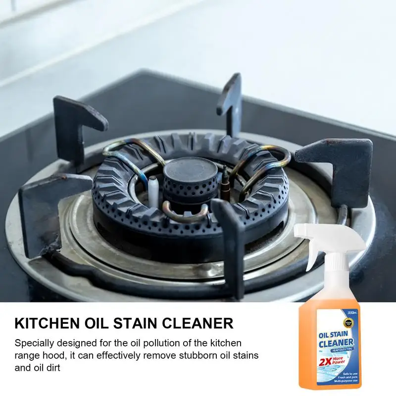 Kitchen Grease Cleaner Household Cleaners Multifunctional Kitchen Grease Cleaner 330ml Kitchen Powerful Easy Off Heavy Oil Stain