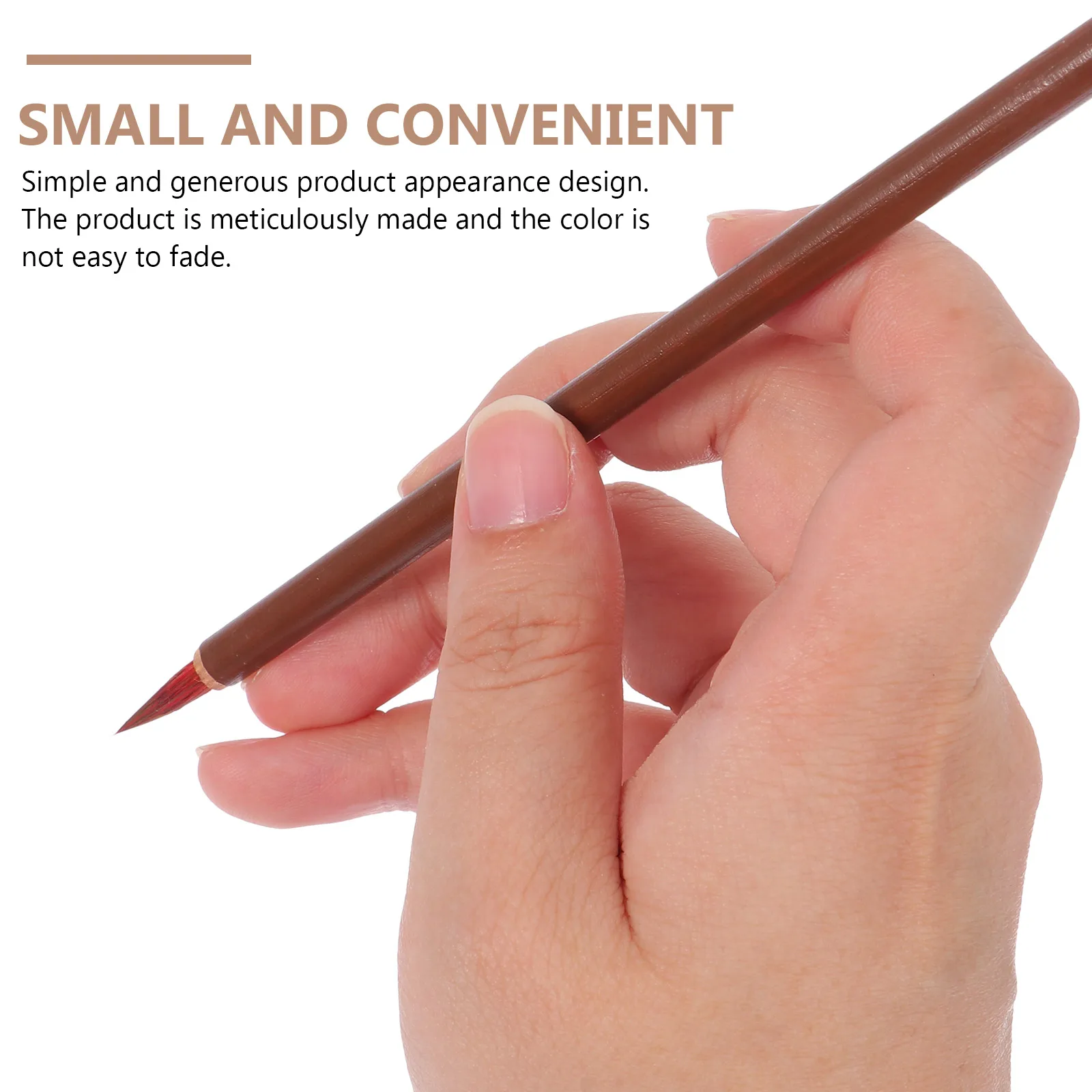 

5Pcs Chinese Calligraphy Brush Pens Professional Practice Painting Training Student Writing Stationery Portable Drawing Ink