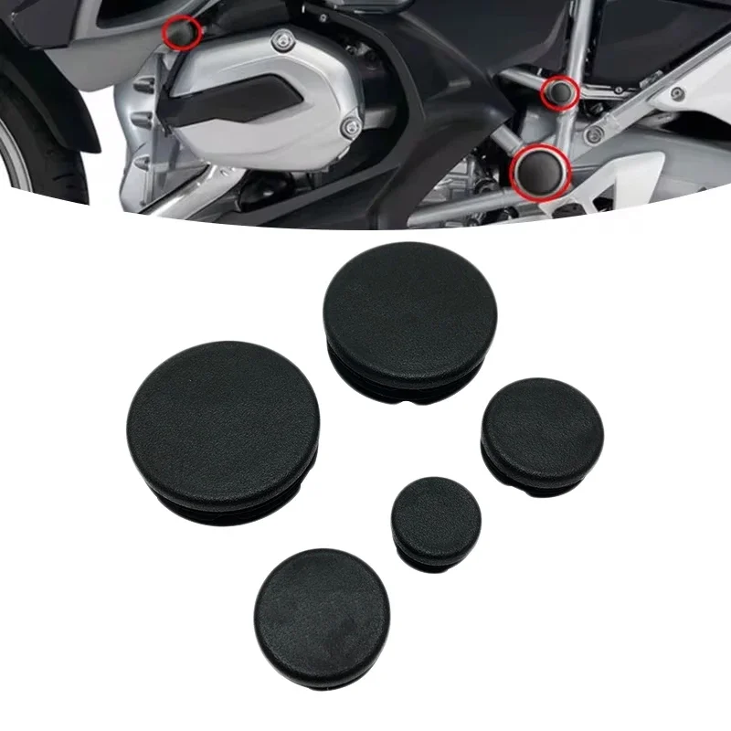 

2023 New Motorcycle Frame Hole Cover Caps Plug Decorative Frame Cap Set For BMW R1200RT R1250RT R1200 RT R 1250RT 2014-2022