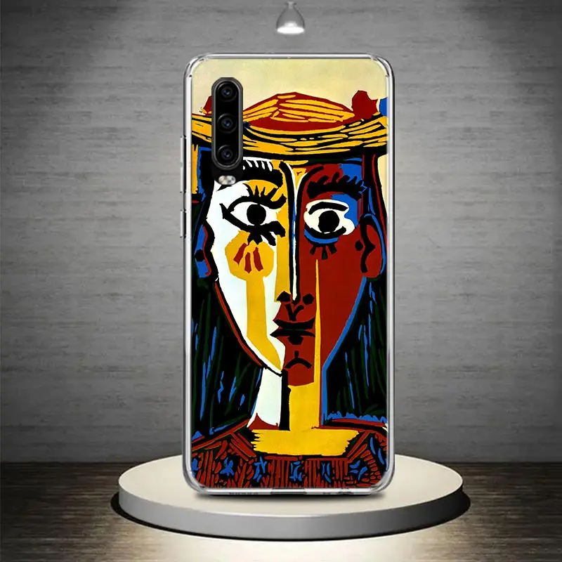 Picasso Abstract Art Painting Phone Cover Case For Huawei P30 P40 P10 P50 P20 Lite P Mate 10 20 30 40 Pro + Art Pattern Coque Fu