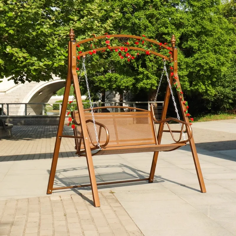 

Outdoor courtyard indoor balcony swing rocking chair wrought iron leisure hanging chair hammock outdoor household