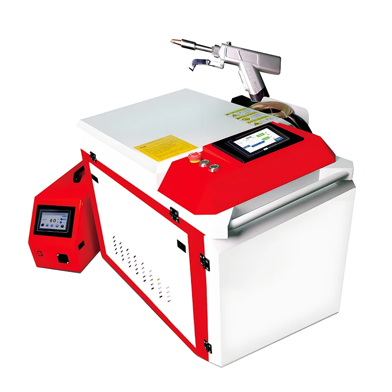 3000 W Handfaserlaserschweißgerät 3 in 1 Handlaserschweißgerät für Metall mit Raytools SUP23T SUP21T Schweißpistole