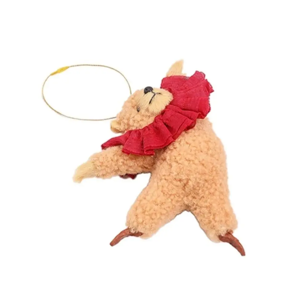 Pendenti per auto con orso di balletto creativo Ornamento di cartone animato Kawaii Orso di peluche Ciondolo per camera Regalo di compleanno Decorazione per auto