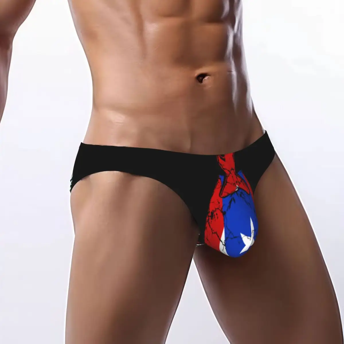 Men's Panties Man Briefs Puerto Rico Pr Flag Sexy Underwear Male Bikini Underpants