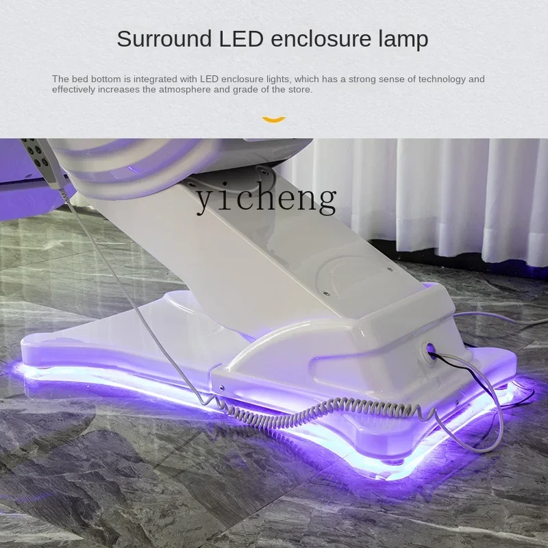 ZC Electric Upgrade Facial Bed High-End Micro-Finishing Surgery Bed Medical Massage Tattoo Embroidery Body Beauty Eyelash Bed