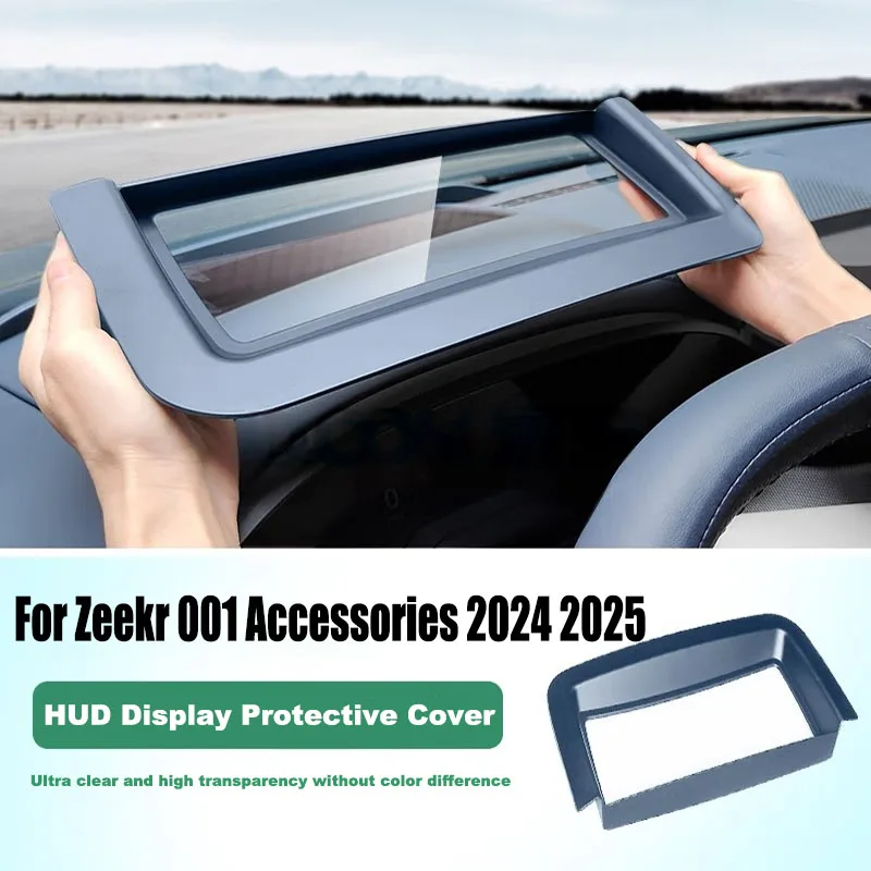 

Car HUD Display Protective Cover For Zeekr 001 Accessories 2024 2025 Head Up Reflective Projection Anti-scratch Screen Dustproof