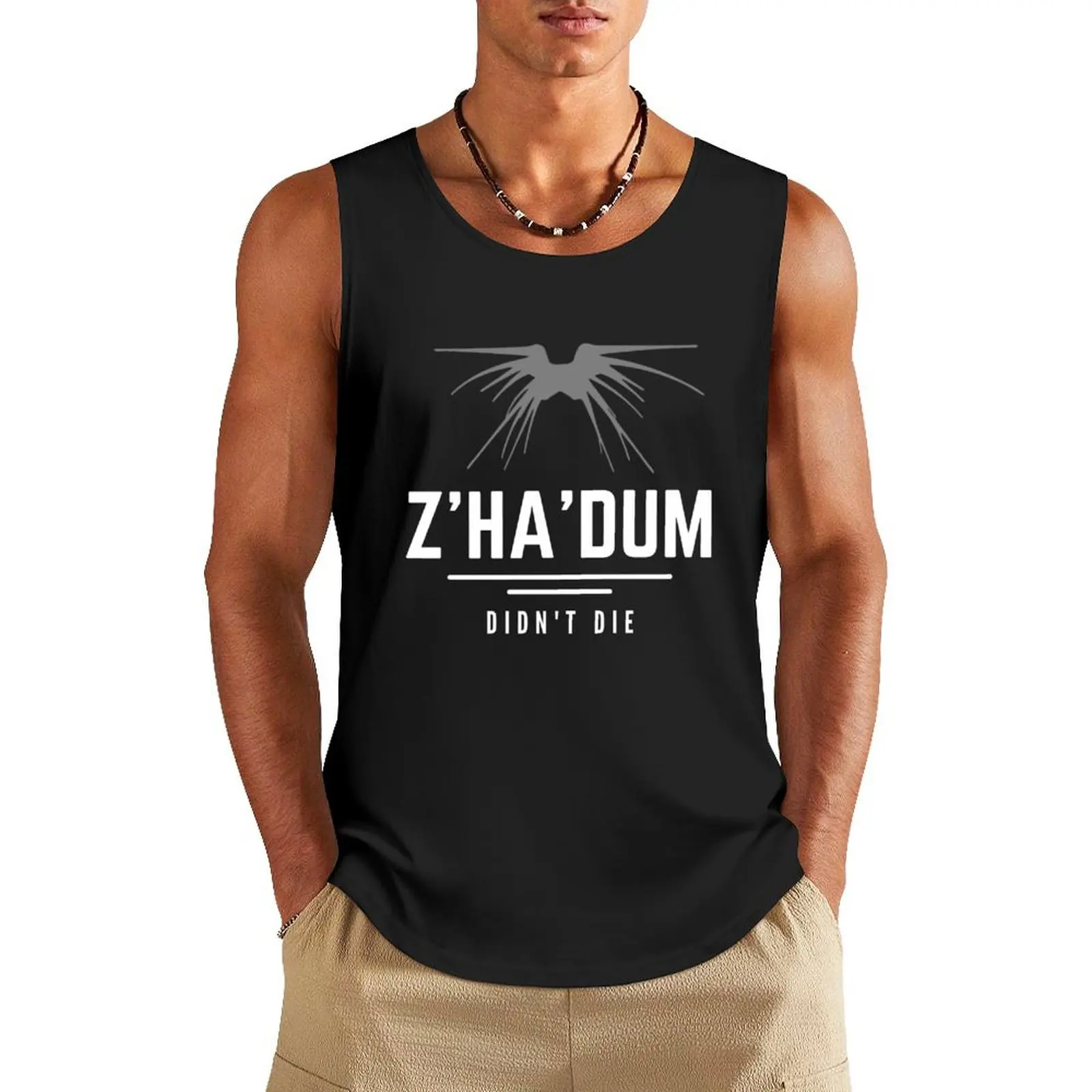 Went to Z'ha'dum - Didn't Die - Shadow Ship - Black Sci-Fi Tank Top Muscle fit Men's t shirt