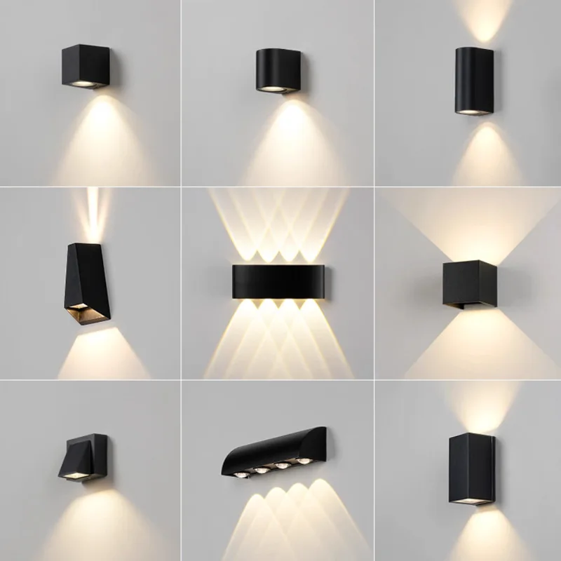 LED outdoor waterproof wall lamp door spotlight outdoor courtyard staircase aisle wall lamp bedroom door headlamp