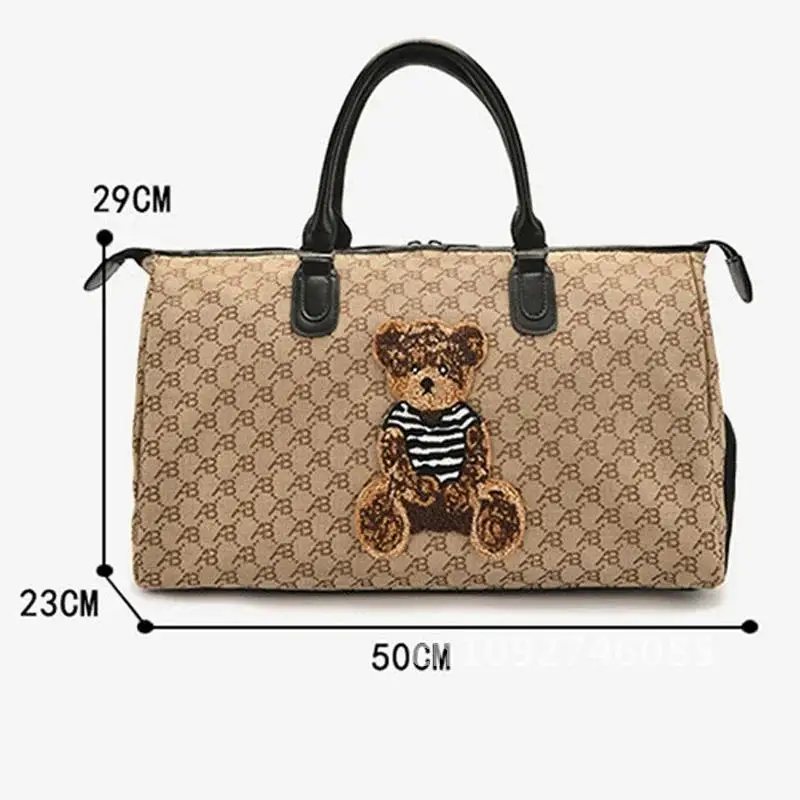 

Fashion Travel Bag Traveling Luggage Zipper Storage Bag Carry-on Single With Bag Bussiness Shoulder For Short Duffle Strap Trips