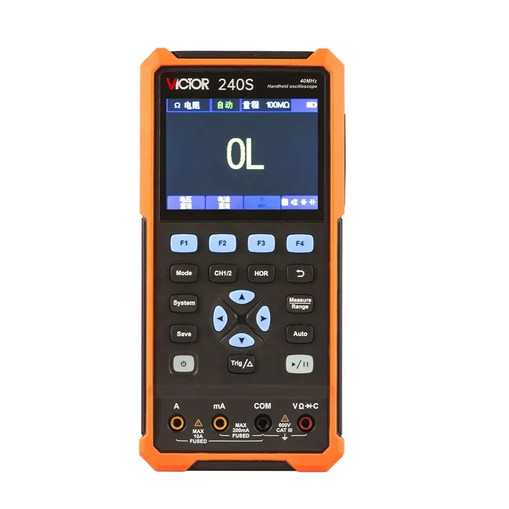 ACTIVITY VICTOR 240S RTS Handheld Oscilloscope Multimeter Signal Generator 3 in 1 meter 40MHz Dual Channel 250M Sa/s