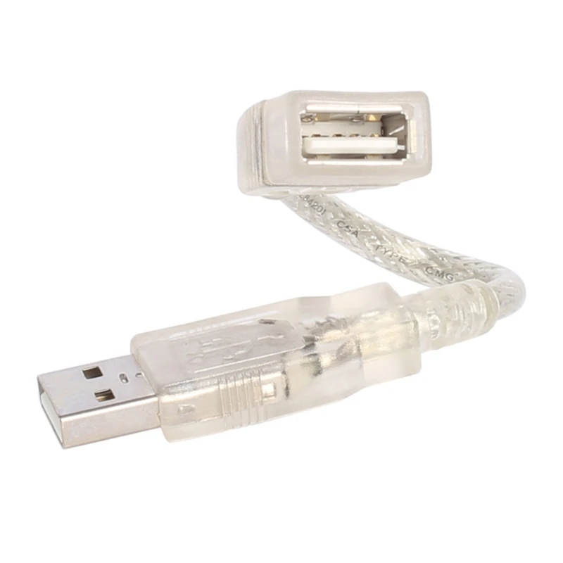  USB-A Male-to-Female Cable with Adjustable Positioning USB 2.0 Extension Cord