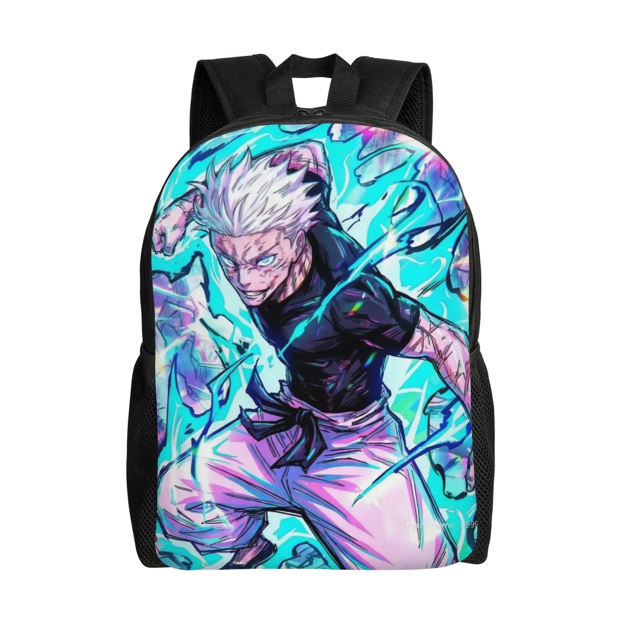 

Back to school season Satoru Gojo (9) Bookbag Jujutsu Kaisen College Student Solid Backpack