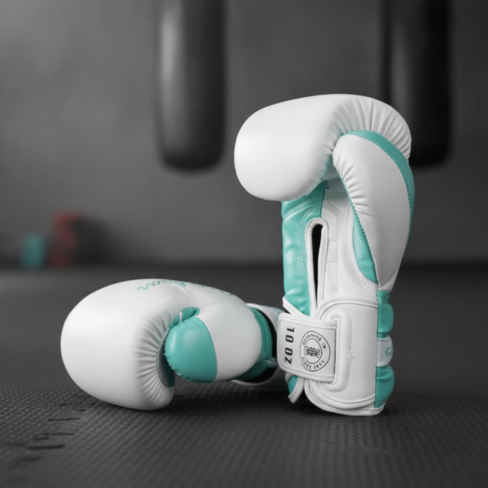Boxing Gloves with Wrist Strap Synthetic Boxing Gloves with Hook-and-Loop Closure Multi Layered Comfortable for Boxers, Sparring