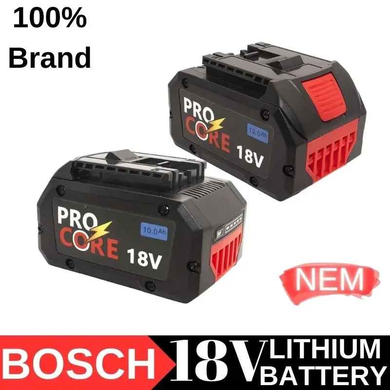 8AH/10AH/12AH For BOSCH Professional 18V 21700 Battery ProCORE 18V Li-ion Replacement for BAT609 BAT618 with bms