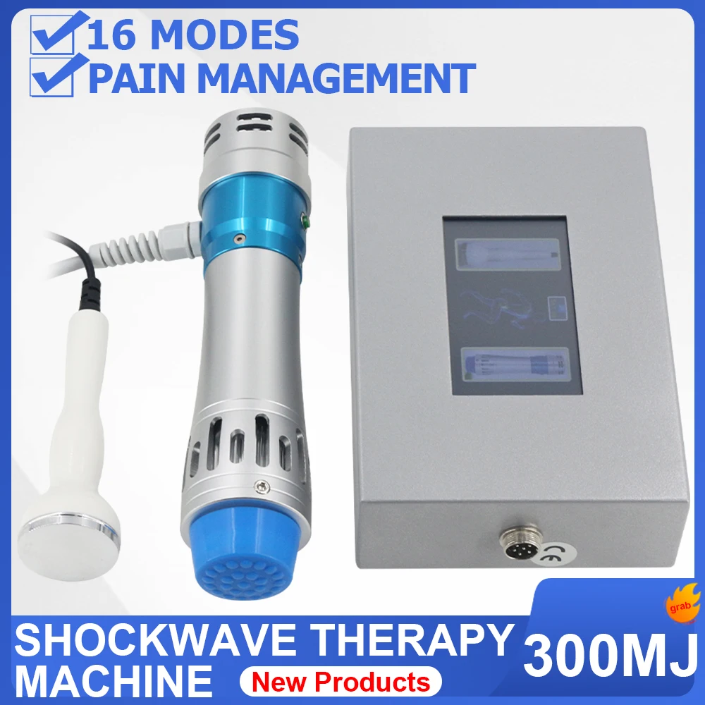 

Shockwave Therapy Machine 300MJ Effective Body Pain Relief Relaxation For ED Treatment Professional Shock Wave Portable Massager