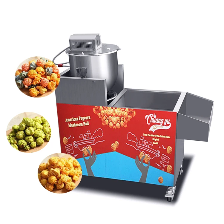 Big Capacity Automatic Industrial Gas Electric Popcorn Machine Commercial Popcorn Making Machine