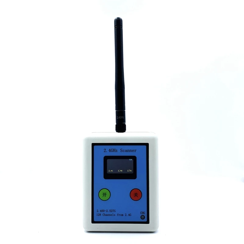 Imagem -04 - Fonte de Sinal de 2.4g Nrf24l01 Spectrum Analyzer Scanner Scanner de Tela Oled Simples