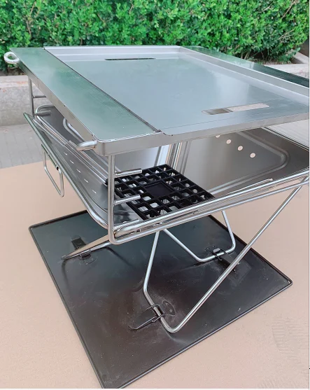 

Charcoal Grill Indoor And Outdoor Portable Field Smokeless Barbecue