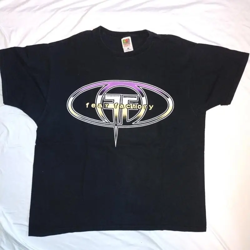 Vintage Fear Factory Cars Shirt 2000 Nu Metal - XL - Used- Blue Grape
