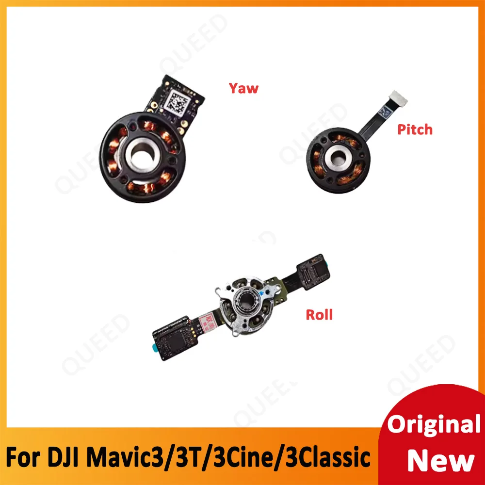 

Для DJI Mavic Mavic 3, протестированные двигатели подвеса для Mavic 3Cine 3Classic 3Enterprise, камера дрона, детали двигателя Yaw