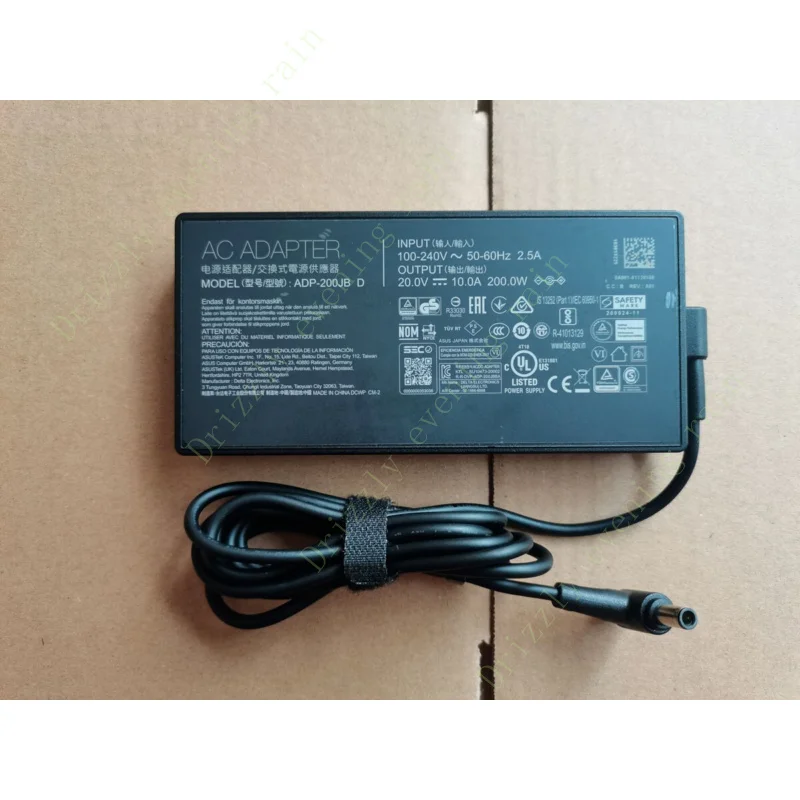 95NEW 20V 10A ADP-200JB D for ASUS TUF Dash F15 FX517ZR Laptop Genuine 200W AC Adapter