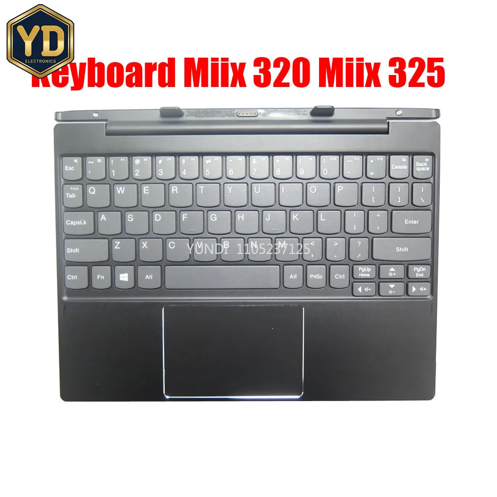 

YD 2-in-1 Tablet Laptop PC Docking Keyboard For Lenovo For Ideapad Miix 320 Miix 325 Miix 320-10ICR Miix 325-10ICR English US Ne