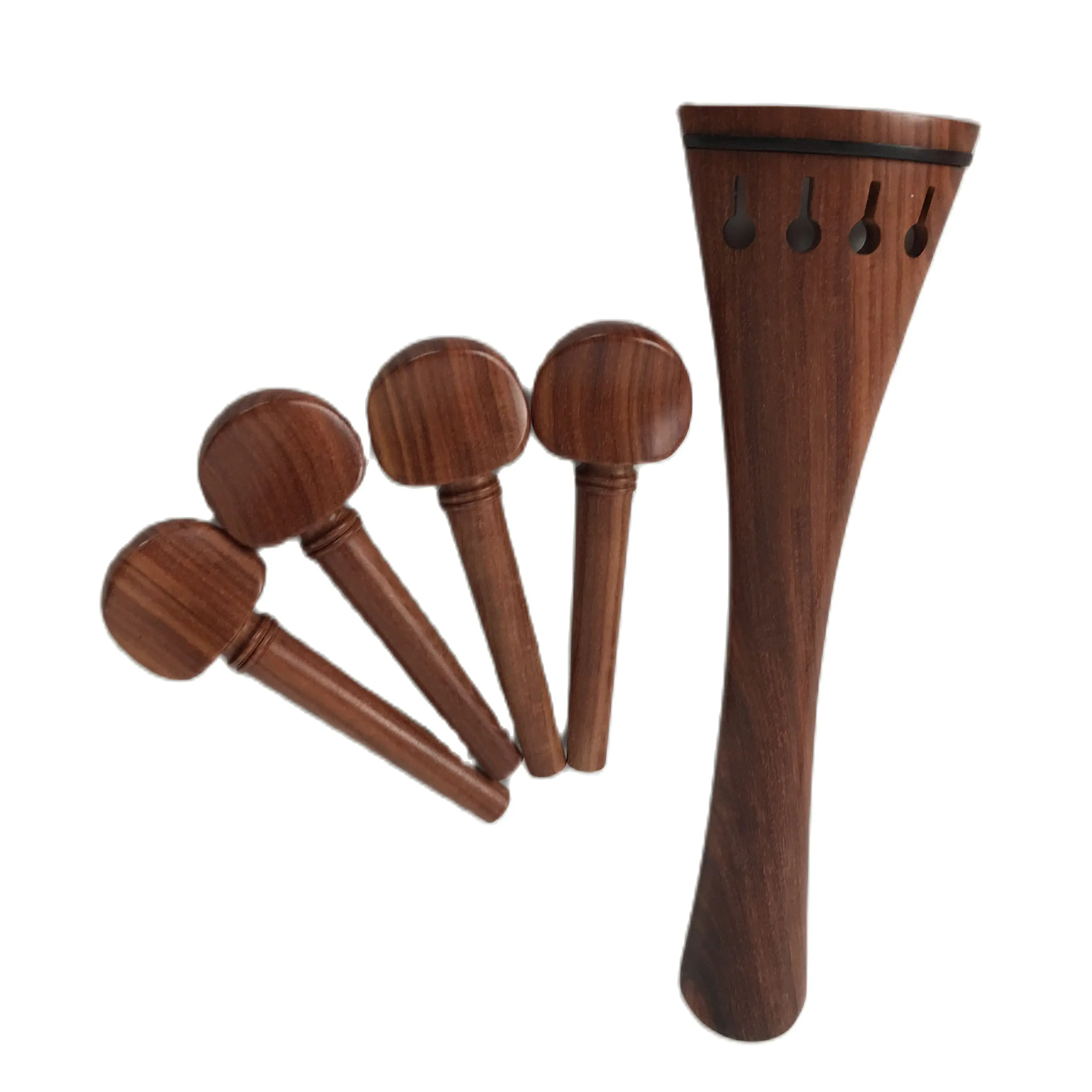 

Hand-Made Red Wood Accessories, 1 Sets, 1/2 Cello Parts, Tailpiece, Tuners, Tuners, High Quality