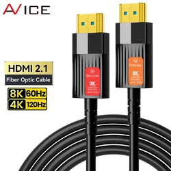 8K Hdmi Glasvezelkabel Hdmi 2.1 Compatibele Kabel 8K/60Hz 4K/120Hz 48Gbps Hdr Earc Voor Hdtv Lg Samsung Sony Ps5 Rtx4080/4090