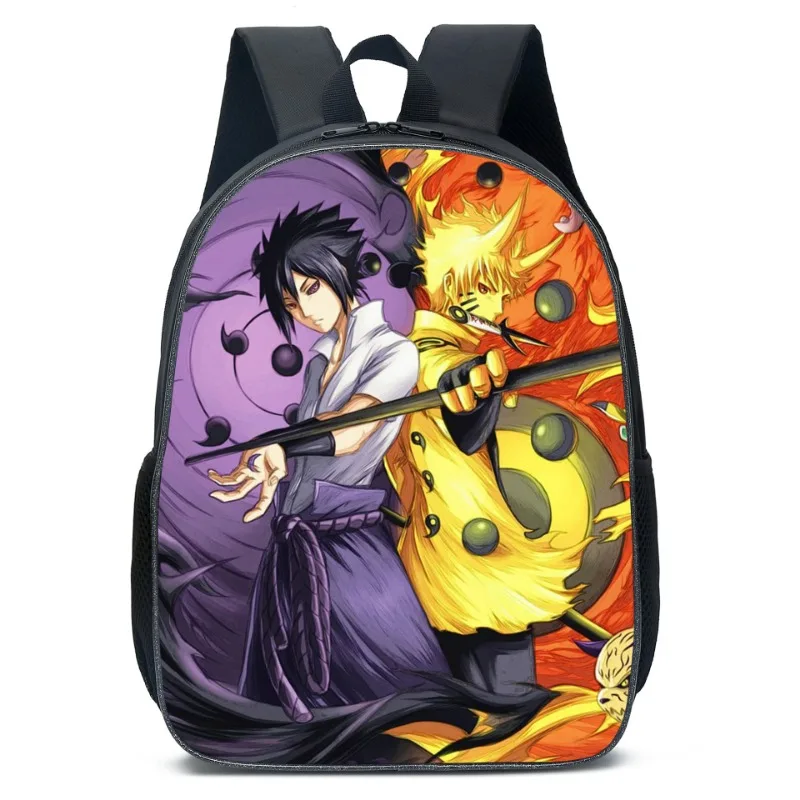 

Naruto Creative Peripheral Cute School Bag Anime Naruto Kakashi Uchiha Itachi Left Rib Gaara Elementary School Students Backpack