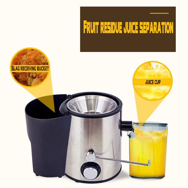 

Multifunctional Juicer Squeeze Blender Easy To Assemble High Nutritious Electric Juicer Extractors Stainless Steel