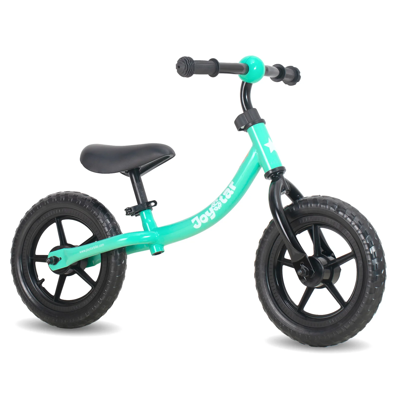 JOYSTAR 12 Inch Balance Bike for 2-5 Years Old Boys and Girls, Lightweight Push Bike with Adjustable Handlebar,Seat, Green