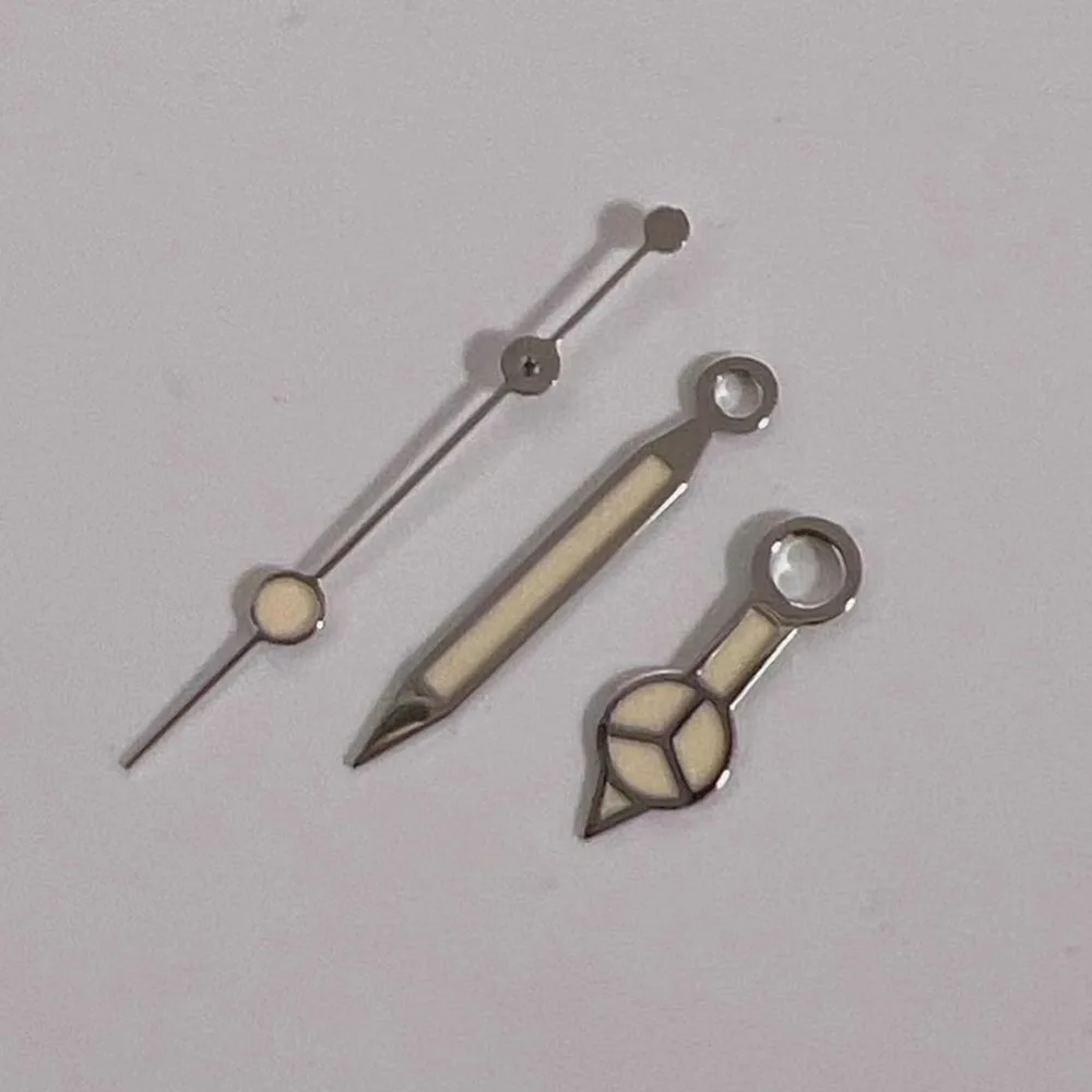 1 مجموعة الأيدي ثلاثة مؤشرات البرتقال الإبر الخضراء مضيئة ووتش الأيدي ل ​ 8215 GD3804 2813 ملحقات ساعة الحركة