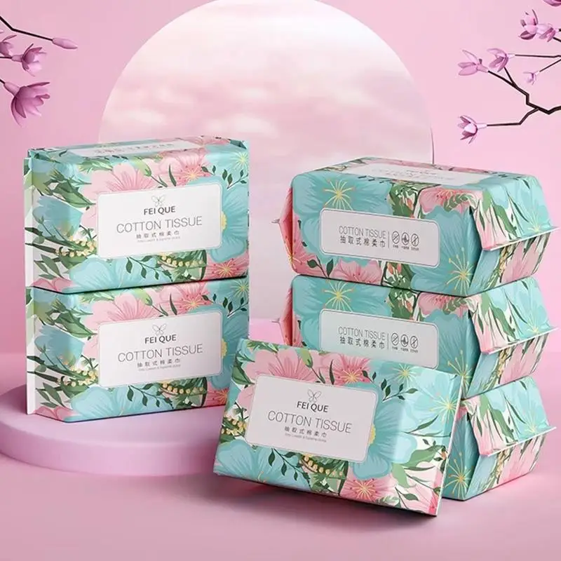 Portable Travel Disposable Face Towels Makeup Remover Baby Cleansing Towel Pull out Cotton Soft Towel All Purpose Household L...