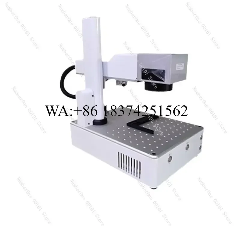 Wmwmnu Compact Fiber Marking UV Engraving Printer for Metal Plastic QR Code Date Batch Number Barcode