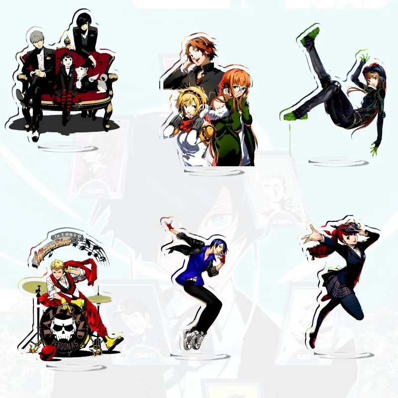 

Persona Popular Game Related Products Fun Standee Model Plate Decoration Desk Figure Display Stand Cartoon Ornaments Fans Couple