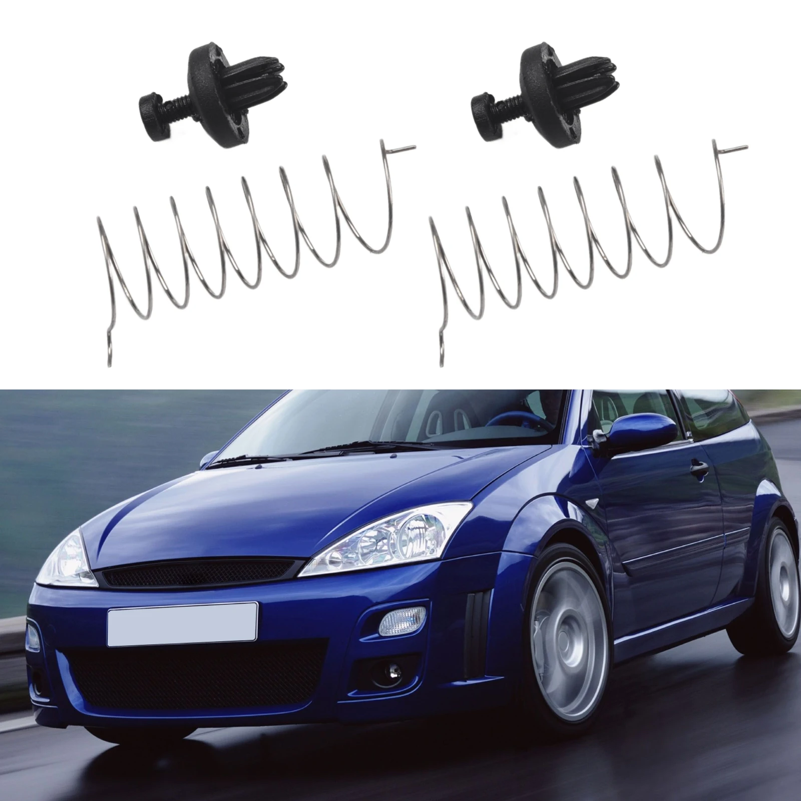 

Automotive Clips Springs Metal Plastic Precision 1125799 Easy Installation Emblem Front Grille Mounting 1505788