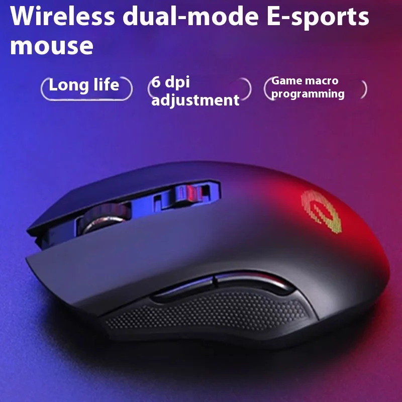 AULA  EM905PRO Wireless Wired Mouse two Modes Apex LOL Esports Game Exclusive Laptop office mouse Ergonomics Halloween Gift