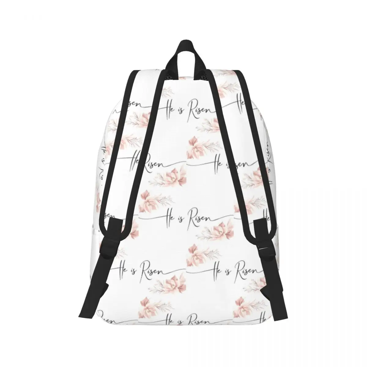 He Is Risen Easter Resurrection Backpack Daypack Large Capacity Children BookBag School Bag Shoulder Bags for Men Women