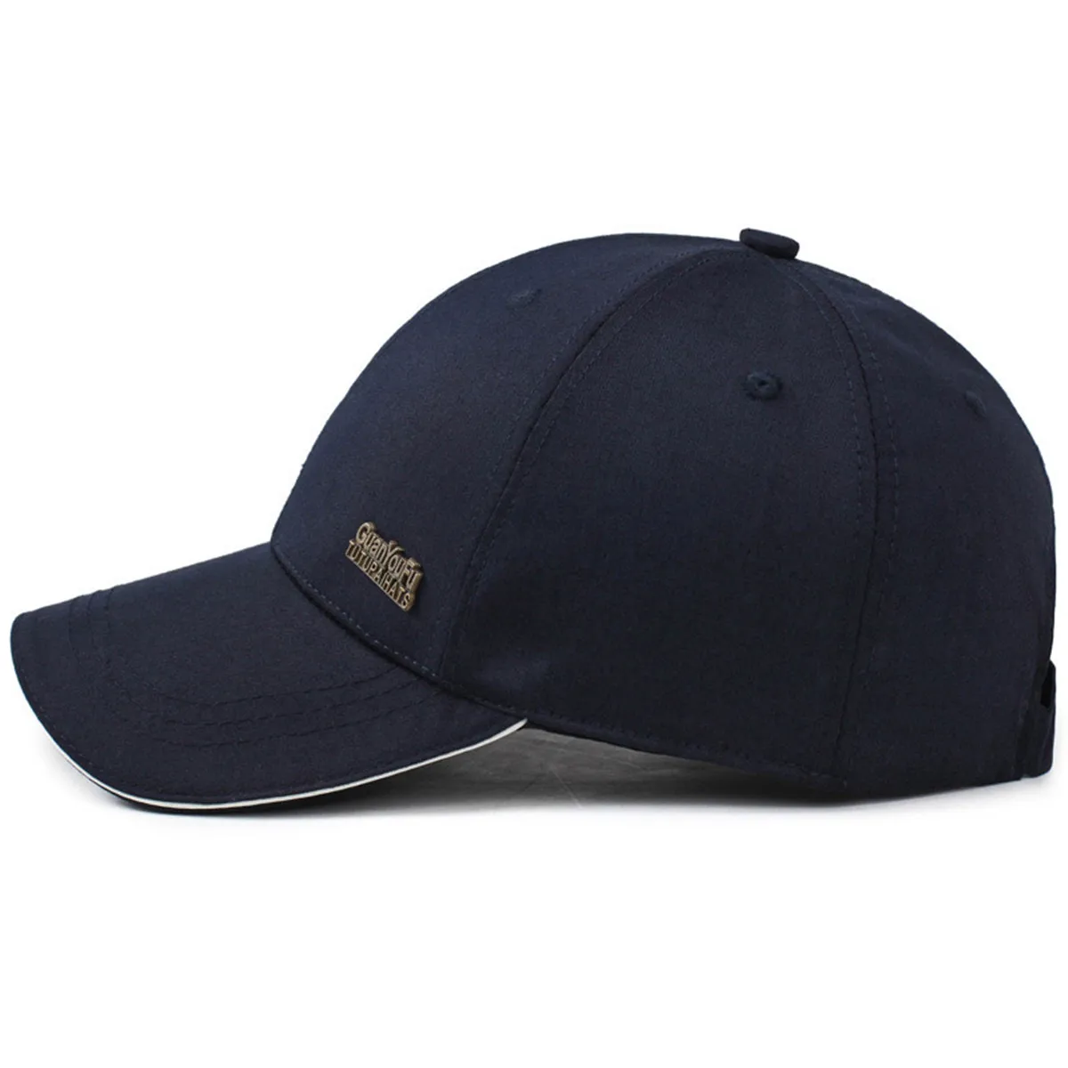 Unisex GuanYouFu Baseballkappen mit Schriftzug, Frühling und Herbst, für den Außenbereich, verstellbare Freizeithüte, Sonnenschutzhut – Detail 4