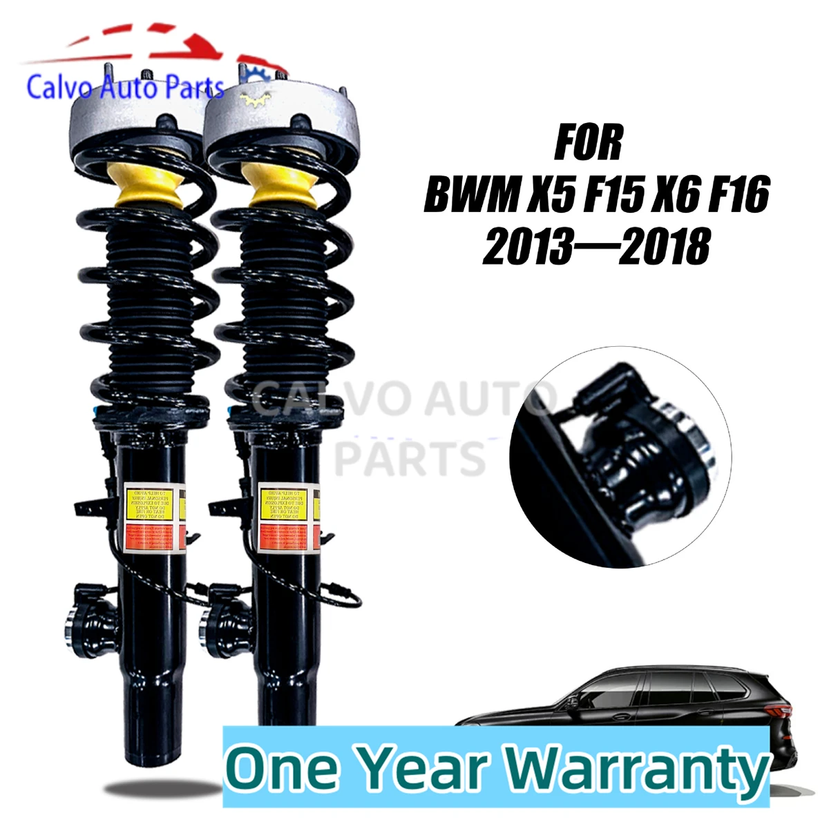 Odpowiednie do BMW X5 F15 przednie indukcyjne przednie i tylne amortyzatory samochodowe 37106875084 37106875083