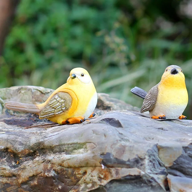 FRP Sculpture Simulation Creative Resin Bird Animal Ornament Outdoor Garden Decoration Garden Landscape Sketch