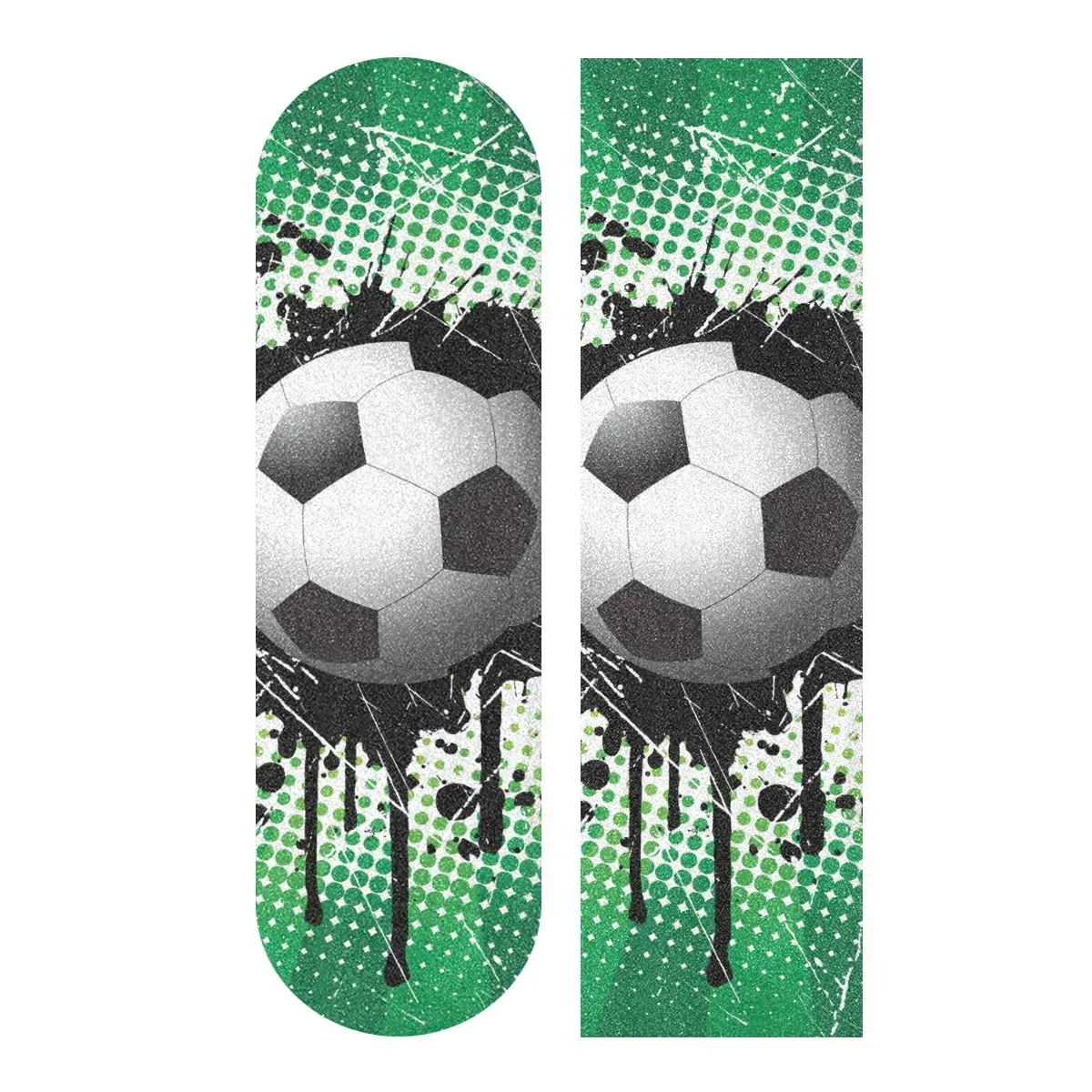 

Skateboard Grip Tape Sheet 33 X 9 Inch-Football Soccer Sandpaper for Rollerboard Longboard Griptape Bubble Free Skate Grip Tape