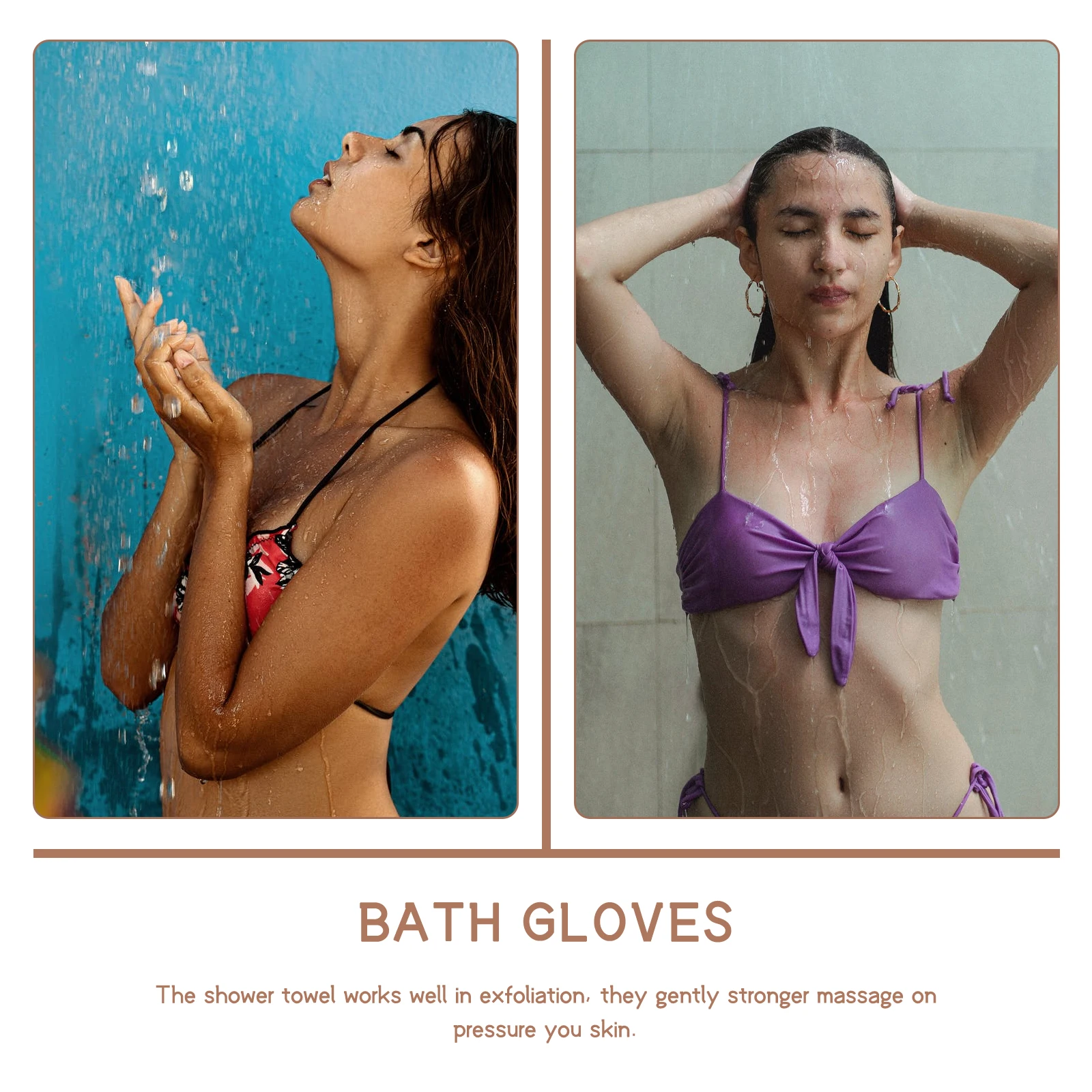 

2pcs Jute Scrub Exfoliating Shower For Dead Skin Removal Reusable Durable Cleansing Tool Gloves Scrub Bath Towels Jute Bath