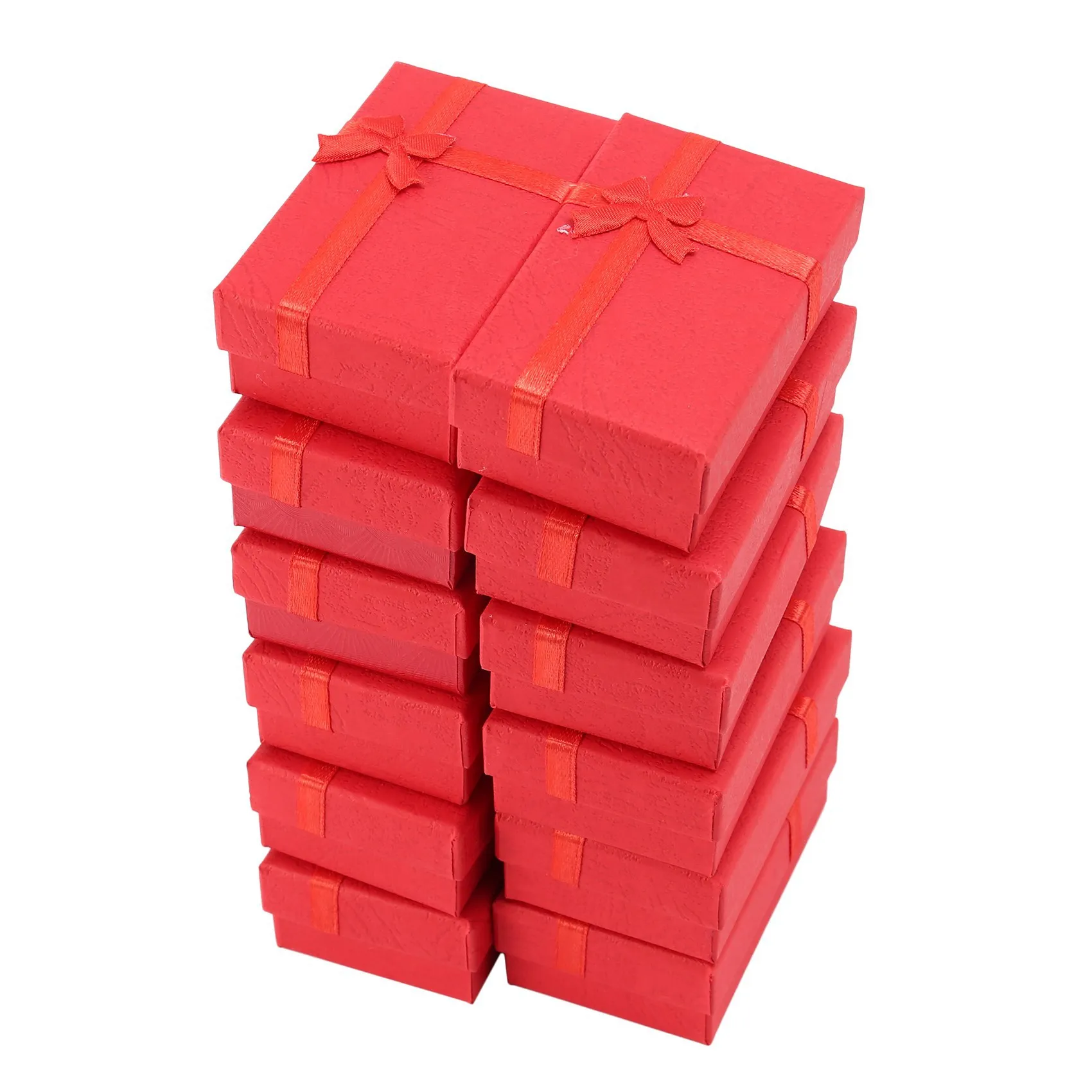 12pcs Paper Jewelry Gifts Boxes For Jewelry Display-Rings, Small Watches, Necklaces, Earrings, Bracelet Gift Packaging Box (Mix