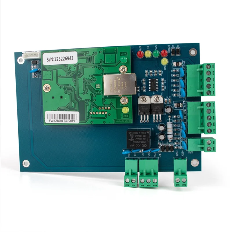 

TCP/IP Network Wiegand 26 Entry Attendance Access Panel Control Board For Doors-A09I