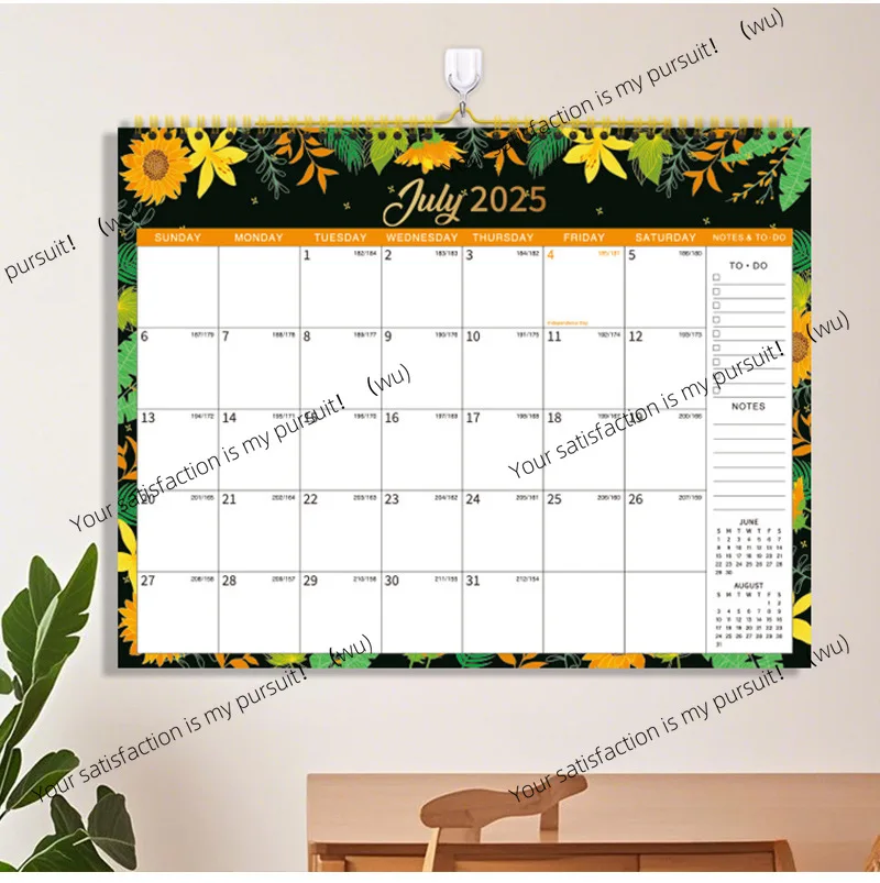 2026 Stylish Painting Wall Calendar Monthly Planner Colorful Weekly Schedule for Home School Office Organization