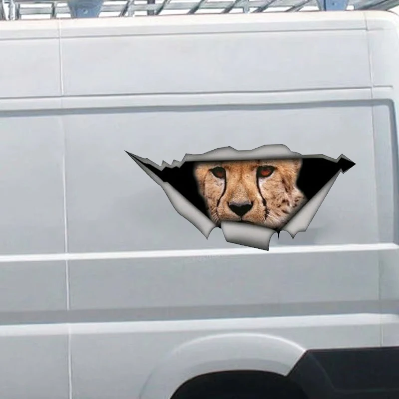 

High quality car sticker Personalized Leopard pet sticker Automobile motorcycle decoration accessories Waterproof PVC sticker