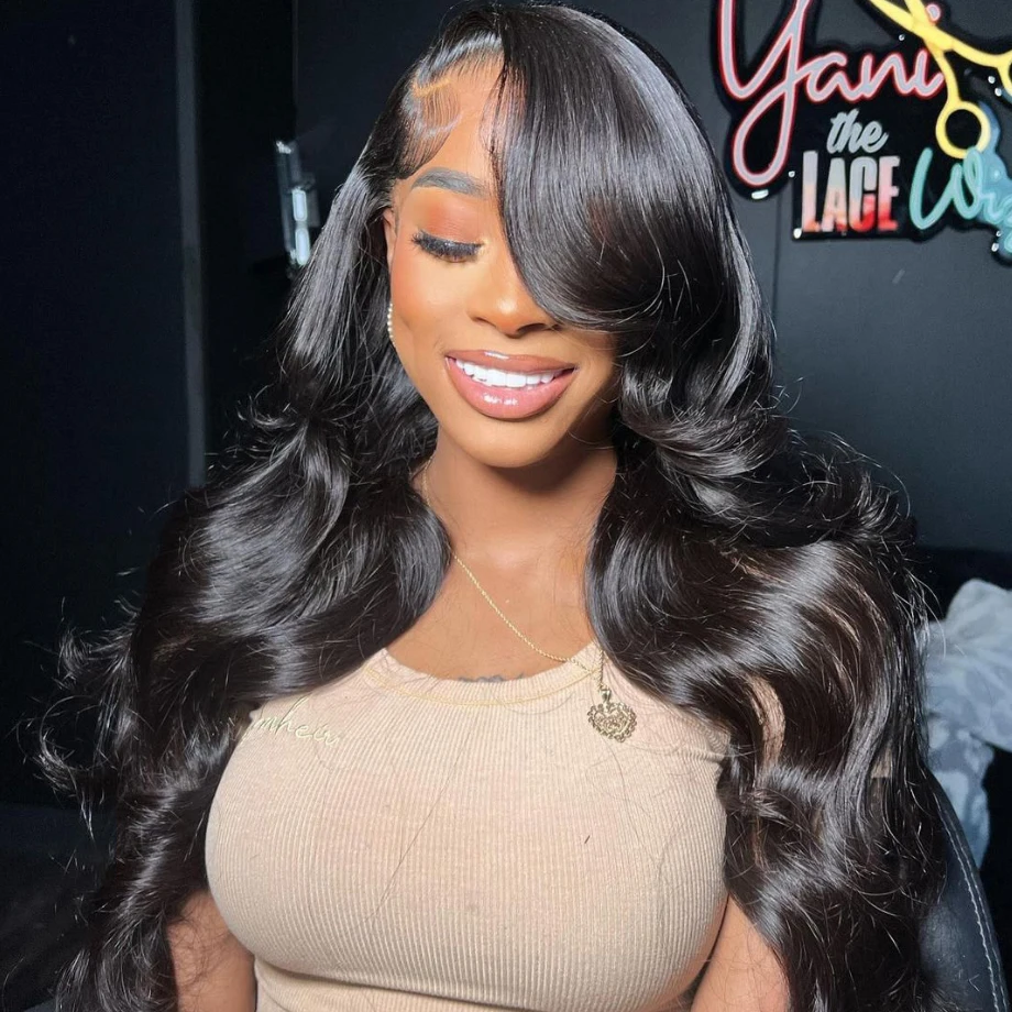 13x6 Hd Lace Body Wave Frontal Wig Pre Plucked Brazilian Remy 13x4 Body Wave Lace Front 100% Human Hair Wigs For Women