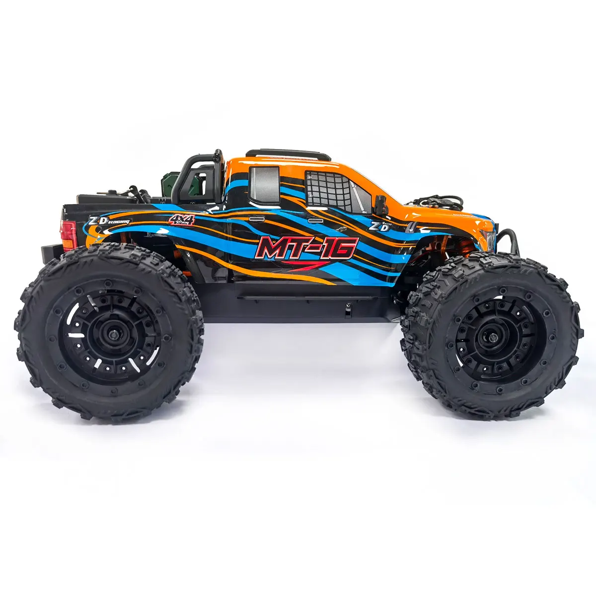 ZD Racing Telecomando MT-16 RC Auto 1:16 4WD 2.4GHZ 4CH RC Monster Truck Car MT16 2845 Motore 35A ESC 80Km/h per Bambini Adulti