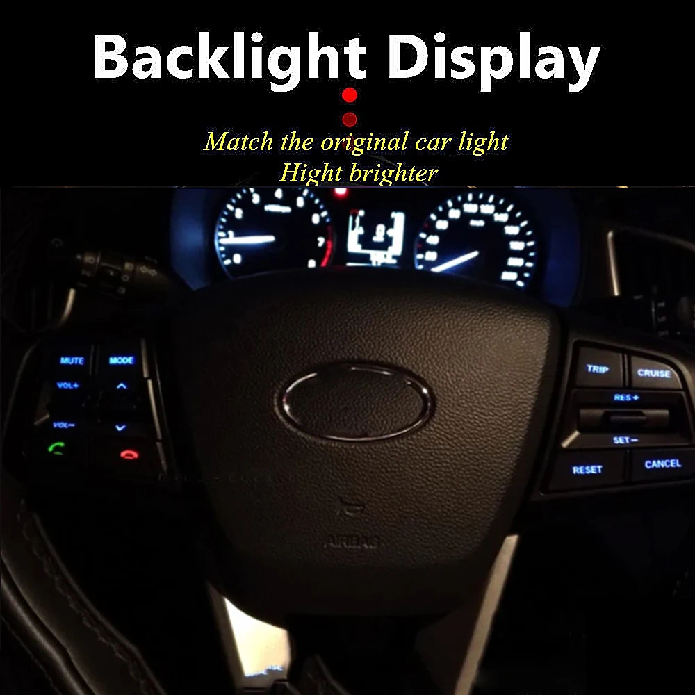 With Backlight Steering Wheel Cruise Control Button Switch For Hyundai Creta Ix25 1.6L 2015-2019 Remote Control Volume Button